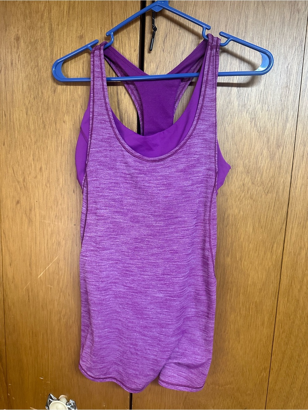 Lululemon Women’s Athletica Heathered Purple Racerback Tank